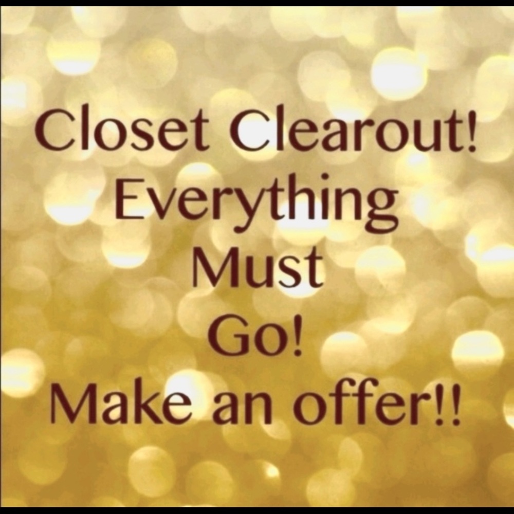 Everything must go!